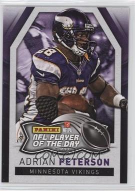 2013 Panini NFL Player of the Day - [Base] #3 - Adrian Peterson