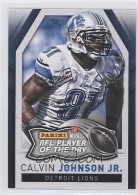 2013 Panini NFL Player of the Day - [Base] #4 - Calvin Johnson