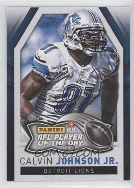 2013 Panini NFL Player of the Day - [Base] #4 - Calvin Johnson