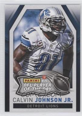 2013 Panini NFL Player of the Day - [Base] #4 - Calvin Johnson