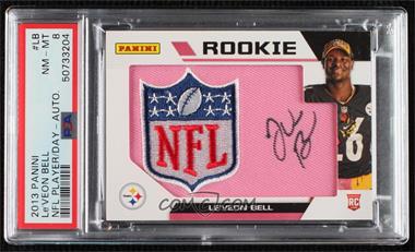 2013 Panini NFL Player of the Day - Manufactured Patch Autographs #LB - Le'Veon Bell [PSA 8 NM‑MT]