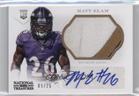 Rookie Signatures - Matt Elam #/25