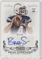 Rookie Signatures - Brad Sorensen #/25