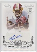 Rookie Signatures - Chris Thompson #/25