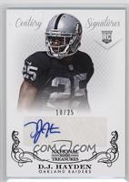 Rookie Signatures - D.J. Hayden #/25