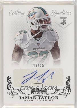 2013 Panini National Treasures - [Base] - Century Black #282 - Rookie Signatures - Jamar Taylor /25