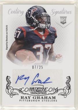 2013 Panini National Treasures - [Base] - Century Black #320 - Rookie Signatures - Ray Graham /25