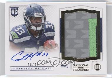 2013 Panini National Treasures - [Base] - Century Gold #203 - Rookie Signature Materials - Christine Michael /49