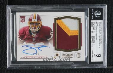 2013 Panini National Treasures - [Base] - Century Gold #214 - Rookie Signature Materials - Jordan Reed /49 [BGS 9 MINT]