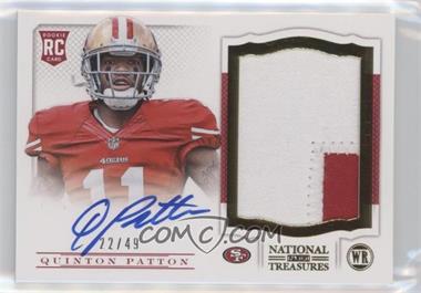 2013 Panini National Treasures - [Base] - Century Gold #230 - Rookie Signature Materials - Quinton Patton /49