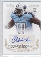 Rookie Signatures - Chance Warmack #/49