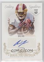 Rookie Signatures - Chris Thompson #/49