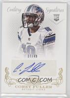 Rookie Signatures - Corey Fuller #/49