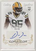 Rookie Signatures - Datone Jones #/49