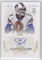 Rookie Signatures - Jeff Tuel #/49