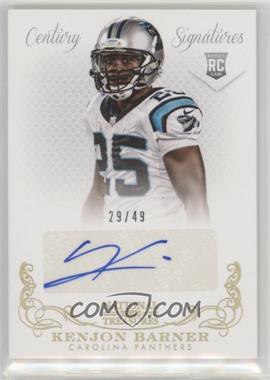 2013 Panini National Treasures - [Base] - Century Gold #295 - Rookie Signatures - Kenjon Barner /49