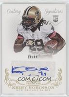 Rookie Signatures - Khiry Robinson #/49