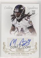 Rookie Signatures - Marlon Brown #/49