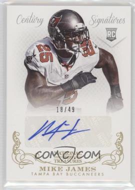 2013 Panini National Treasures - [Base] - Century Gold #314 - Rookie Signatures - Mike James /49