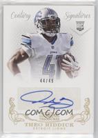 Rookie Signatures - Theo Riddick #/49