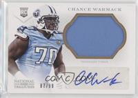 Rookie Signatures - Chance Warmack #/99