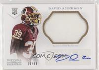 Rookie Signatures - David Amerson #/99