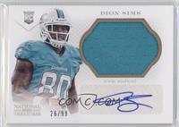 Rookie Signatures - Dion Sims #/99