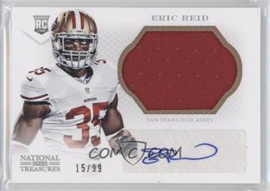 2013 Panini National Treasures - [Base] - Silver Materials #279 - Rookie Signatures - Eric Reid /99