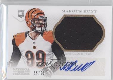 2013 Panini National Treasures - [Base] - Silver Materials #305 - Rookie Signatures - Margus Hunt /99