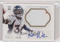 Rookie Signatures - Kayvon Webster #/99