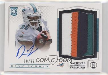 2013 Panini National Treasures - [Base] #207 - Rookie Signature Materials - Dion Jordan /99