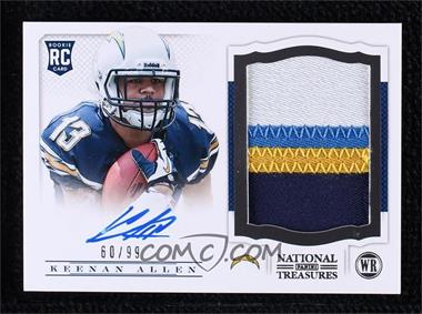 2013 Panini National Treasures - [Base] #217 - Rookie Signature Materials - Keenan Allen /99