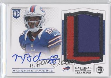 2013 Panini National Treasures - [Base] #225 - Rookie Signature Materials - Marquise Goodwin /99