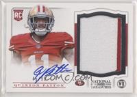 Rookie Signature Materials - Quinton Patton #/99