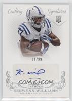 Rookie Signatures - Kerwynn Williams #/99