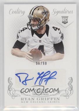 2013 Panini National Treasures - [Base] #326 - Rookie Signatures - Ryan Griffin /99