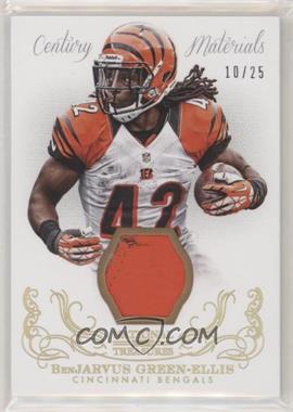 2013 Panini National Treasures - Century Materials - Gold Prime #24 - BenJarvus Green-Ellis /25