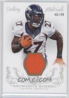 Knowshon Moreno #/49