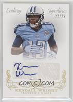 Kendall Wright #/25