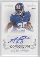 Andre Brown #/49