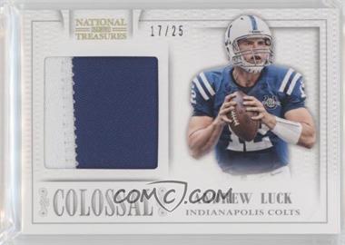 2013 Panini National Treasures - Colossal Materials - Prime #4 - Andrew Luck /25