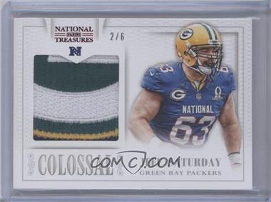 2013 Panini National Treasures - Colossal Pro Bowl Materials - Prime Team Logo Patch #22 - Jeff Saturday /6