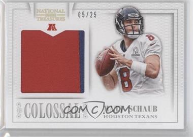 2013 Panini National Treasures - Colossal Pro Bowl Materials - Prime #23 - Matt Schaub /25