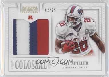 2013 Panini National Treasures - Colossal Pro Bowl Materials - Prime #27 - C.J. Spiller /25