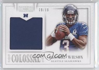 2013 Panini National Treasures - Colossal Pro Bowl Materials #31 - Russell Wilson /99