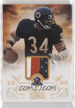 2013 Panini National Treasures - HOF 50th Anniversary Materials - Prime #42 - Walter Payton /25