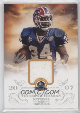 2013 Panini National Treasures - HOF 50th Anniversary Materials #39 - Thurman Thomas /50