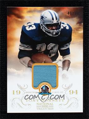 2013 Panini National Treasures - HOF 50th Anniversary Materials #40 - Tony Dorsett /50