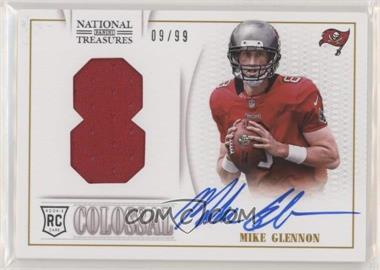 2013 Panini National Treasures - Rookie Colossal Materials - Jersey Number Signatures #28 - Mike Glennon /99