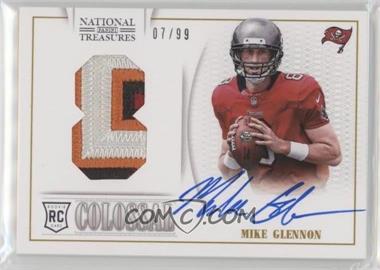 2013 Panini National Treasures - Rookie Colossal Materials - Jersey Number Signatures #28 - Mike Glennon /99 [EX to NM]